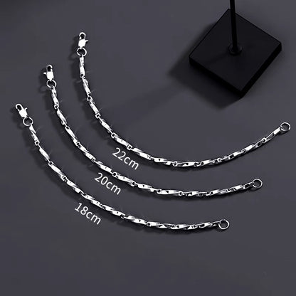 Titanium steel pendant, personalized guitar necklace, men's accessories, simple sweater chain, choker chain, simple luxury couple's jewelry