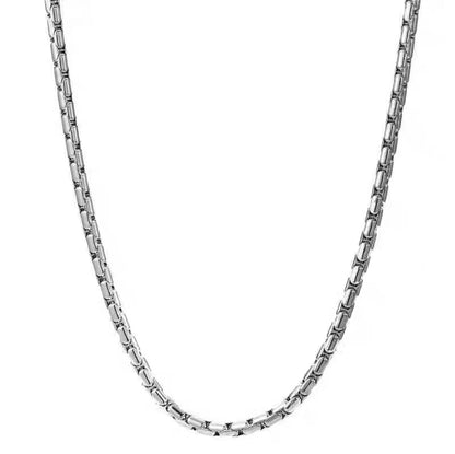 Titanium steel necklace for men, simple design, collar chain, versatile accessory that won't fade, minimalist and stylish, perfect for everyday wear.