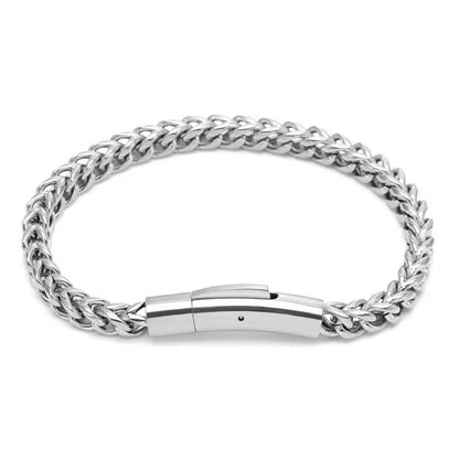 [Extreme Day]Titanium Steel Bracelet Simple, Versatile, Trendy Bracelet, Fashion Couple Accessory, Simple Design for Men