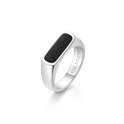 Titanium steel necklace TP, trendy design from South Korea, stylish ring for men, simple and unique ring, titanium steel accessories